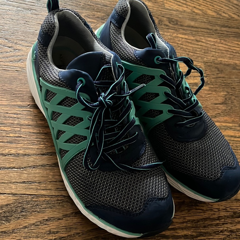 Nurse mate sneakers. Blue and teal color